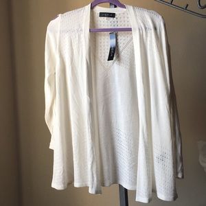 August silk cardigan